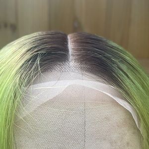 Brand new human hair wig beautiful color super soft 100% human hair bob